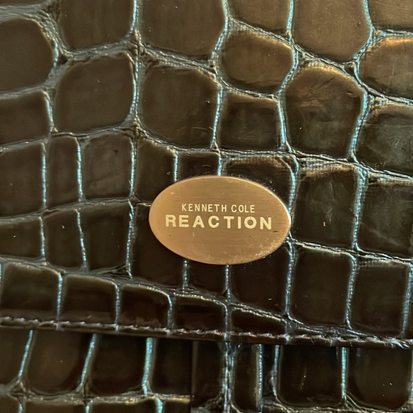 Kenneth Cole Crocodile Shoulder Small Mini Handbag - Picture 3 of 7